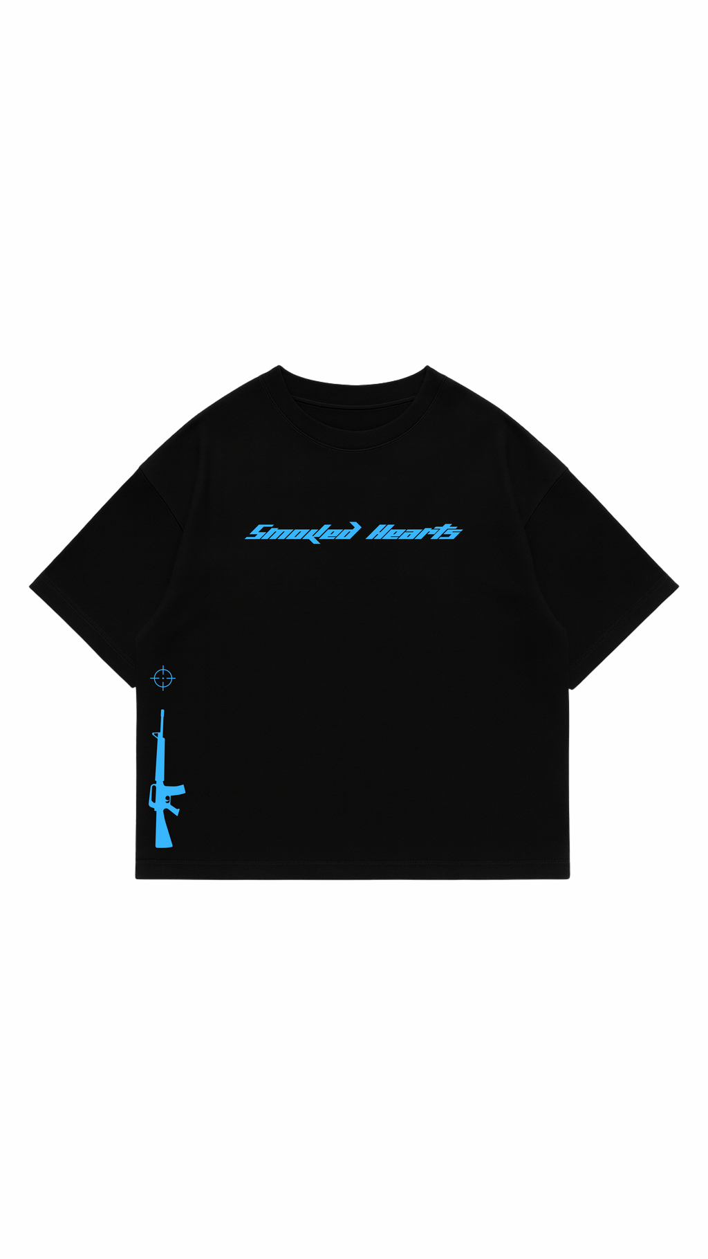 SMOKED HEARTS BLACK & BLUE TEE ( SOLD OUT )