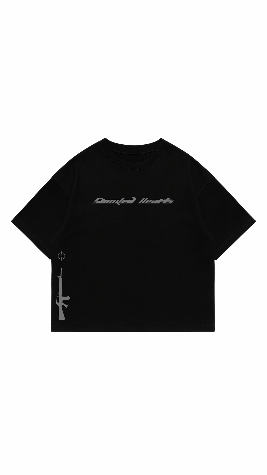 SMOKED HEARTS BLACK & GREY TEE ( SOLD OUT )