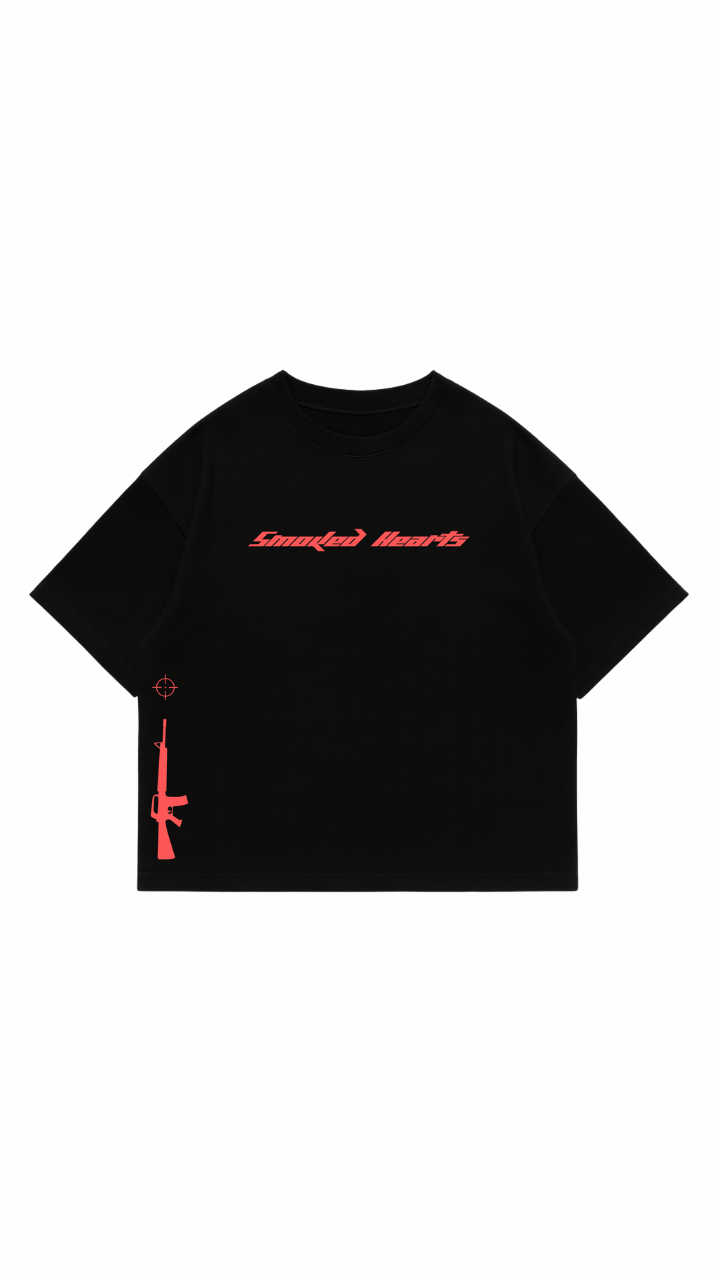 SMOKED HEARTS BLACK & RED TEE ( SOLD OUT )