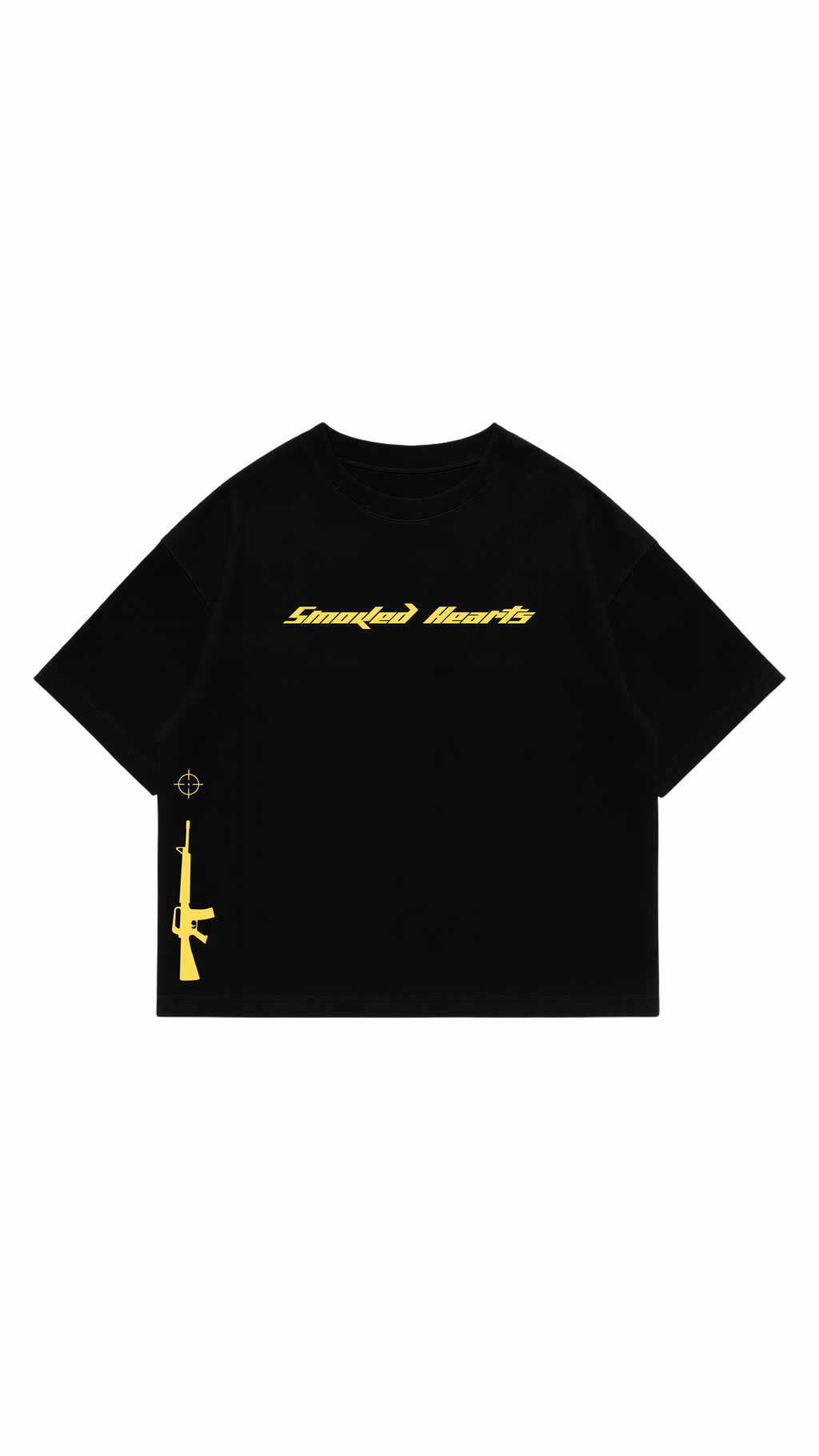 SMOKED HEARTS BLACK & YELLOW TEE ( SOLD OUT )