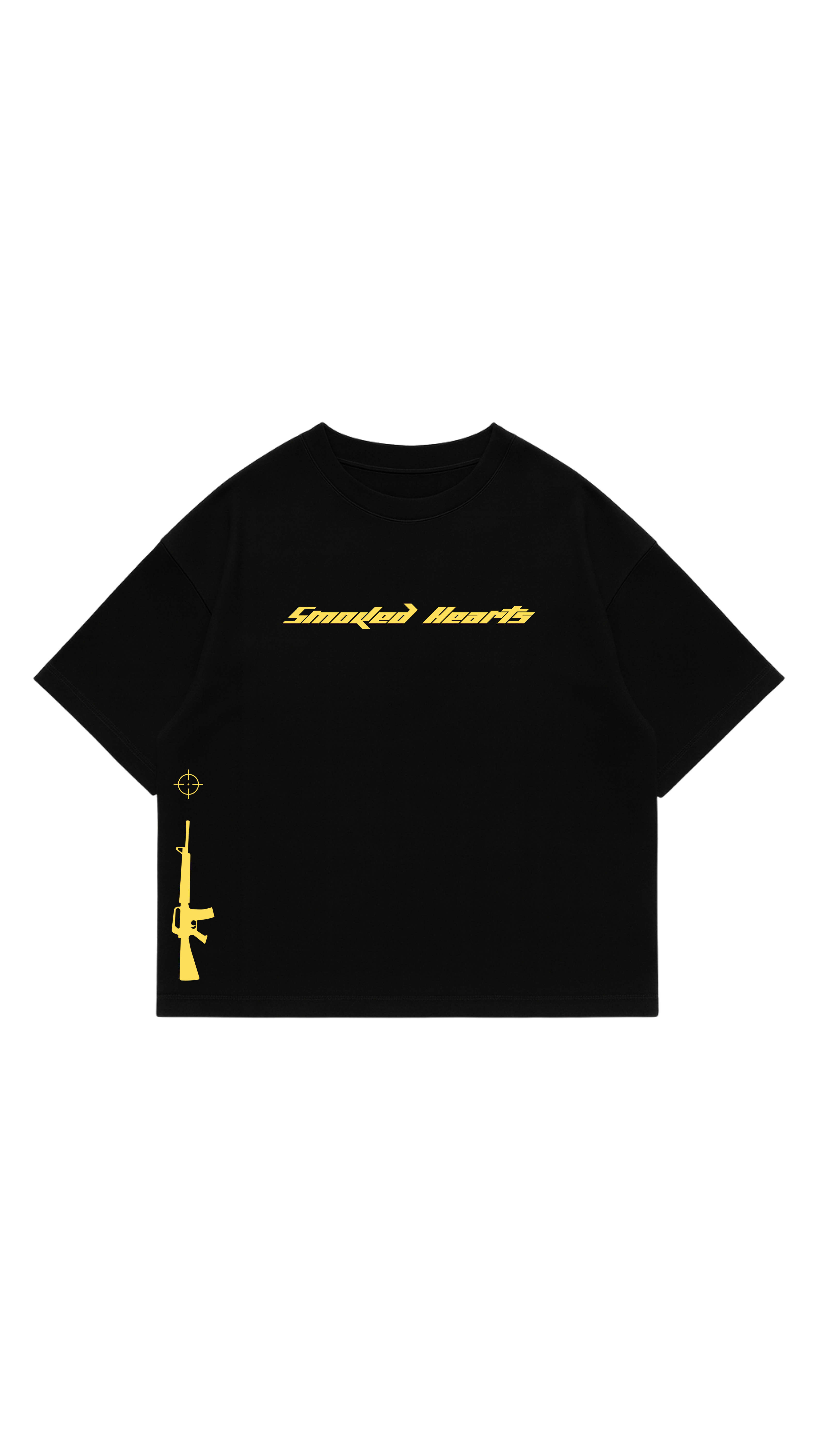 SMOKED HEARTS BLACK & YELLOW TEE ( SOLD OUT )