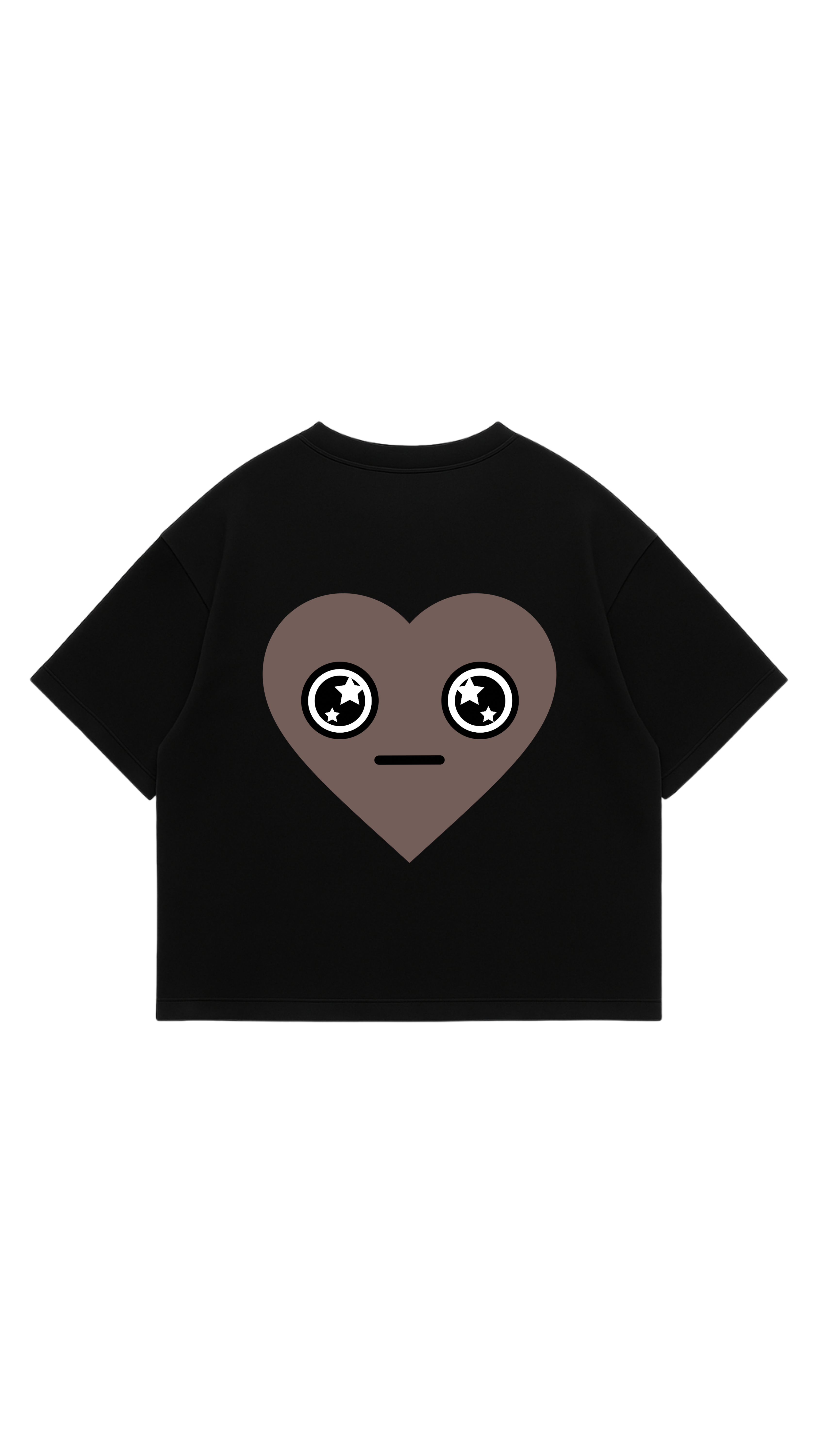 SMOKED HEARTS BLACK & BROWN TEE ( SOLD OUT )