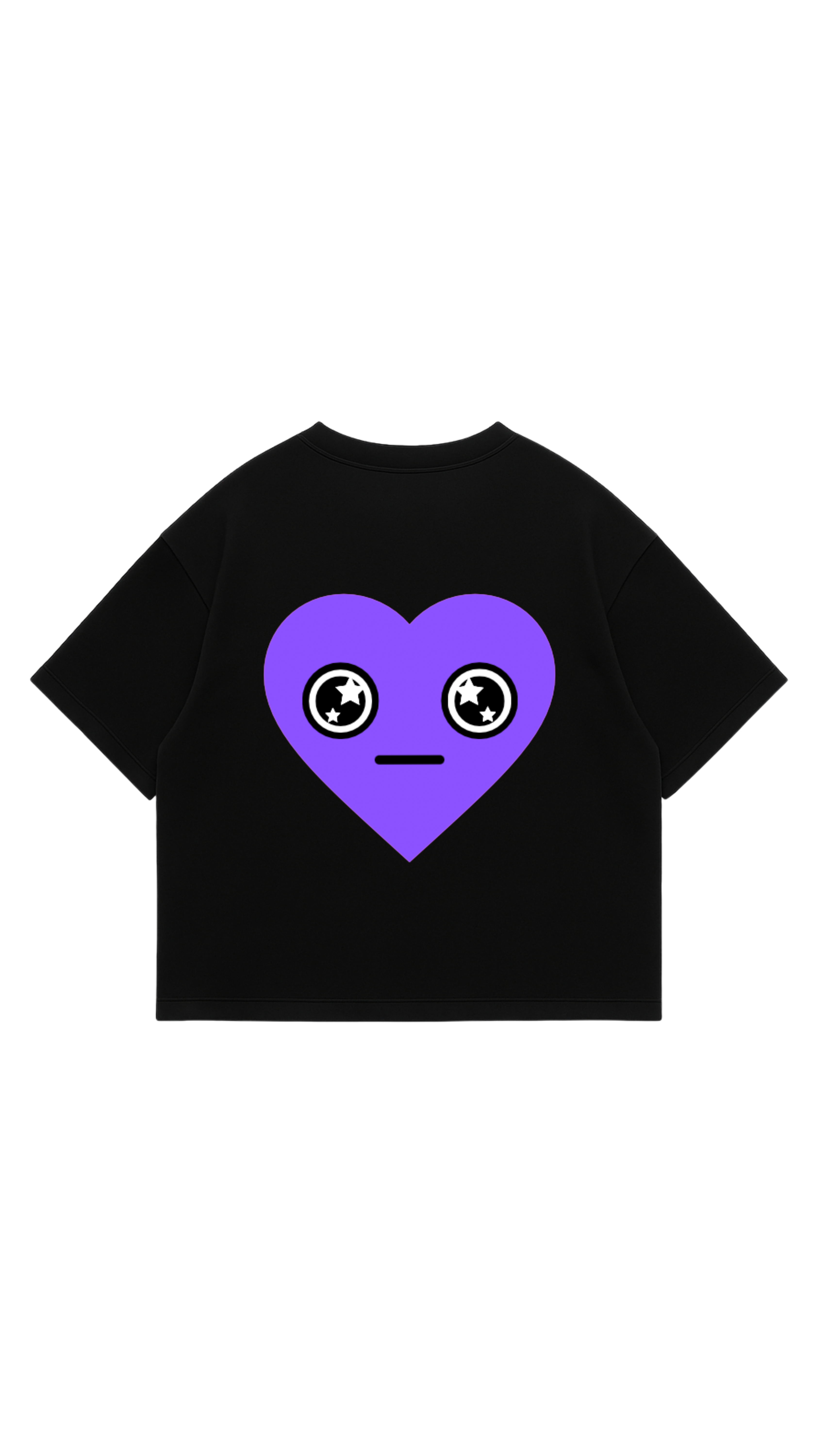 SMOKED HEARTS BLACK & PURPLE TEE ( SOLD OUT )