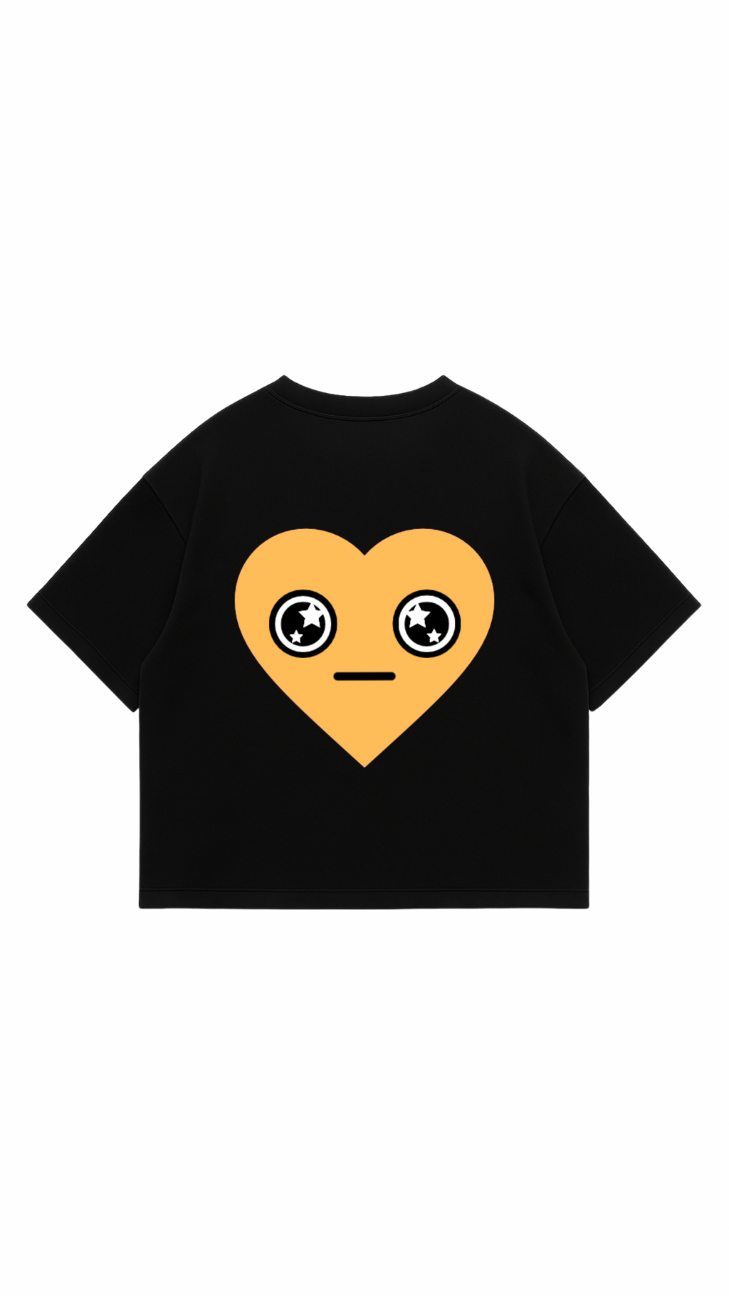 SMOKED HEARTS BLACK & ORANGE TEE ( SOLD OUT )