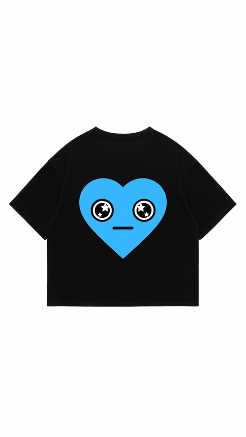 SMOKED HEARTS BLACK & BLUE TEE ( SOLD OUT )